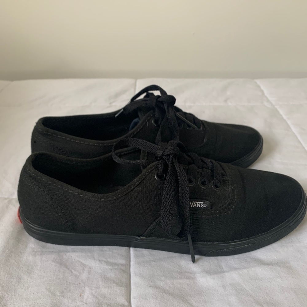 All Black Vans